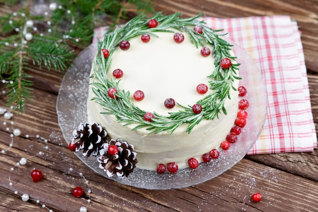 Weihnachtsfruchtkuchen