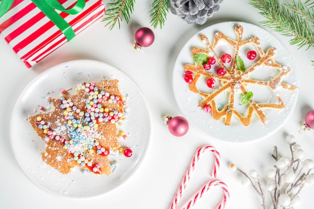 Weihnachtsfrühstückspfannkuchen eingestellt