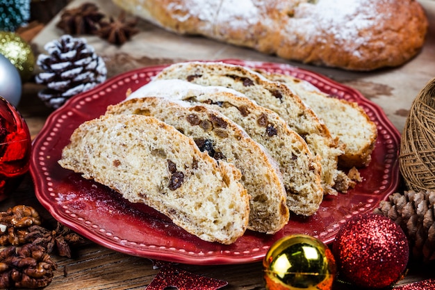 Weihnachtsgeschenk Hintergrund, Weihnachten, Brot