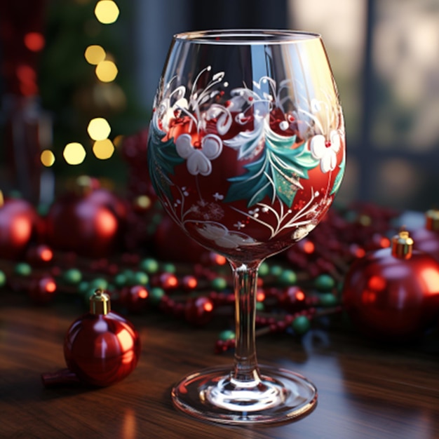 Weihnachtsglas