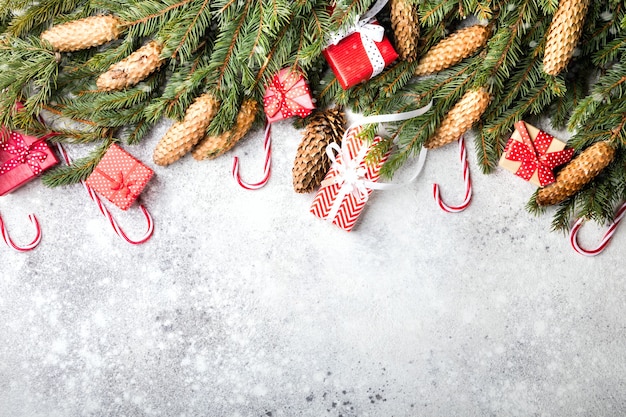 Foto weihnachtshintergrund geschenkbox