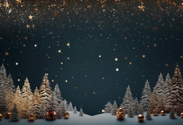 Weihnachtshintergrund mit negativem, raumrealistischem Bild, Ultra-HD-High-Design, sehr detailliert