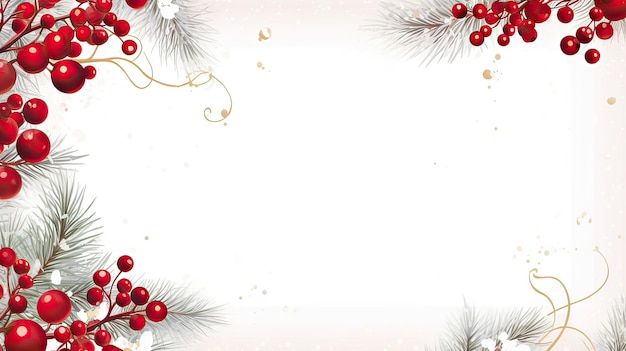 Weihnachtskarten-Poster- oder Banner-Design Feierlich dekorativ elegant schneebedeckte künstlerische Feiertagsfeier Winter-Wunderland generiert von KI