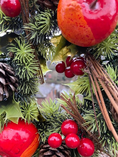 Foto weihnachtskranz