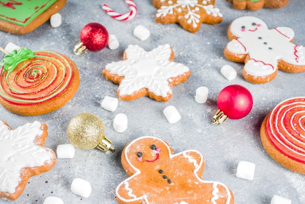 Weihnachtslebkuchenplätzchen