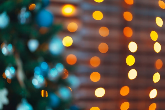 Weihnachtslichter Bokeh