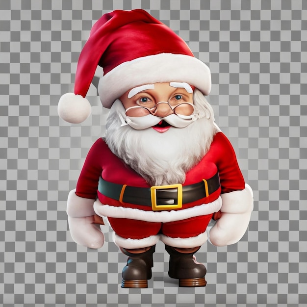 Weihnachtsmann-Hut mit Anhaltspunkten auf durchsichtigem oder weißem Hintergrund png