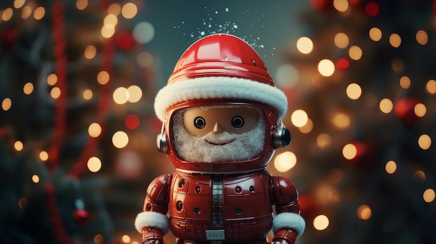 Weihnachtsmann-Roboter für Weihnachten