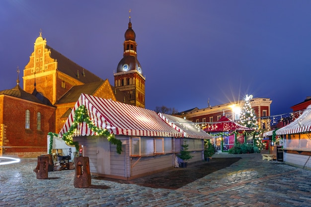 Weihnachtsmarkt in Riga, Lettland