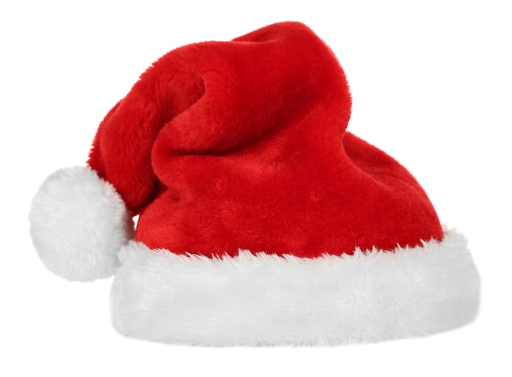 Foto weihnachtsmütze isoliert auf weiss