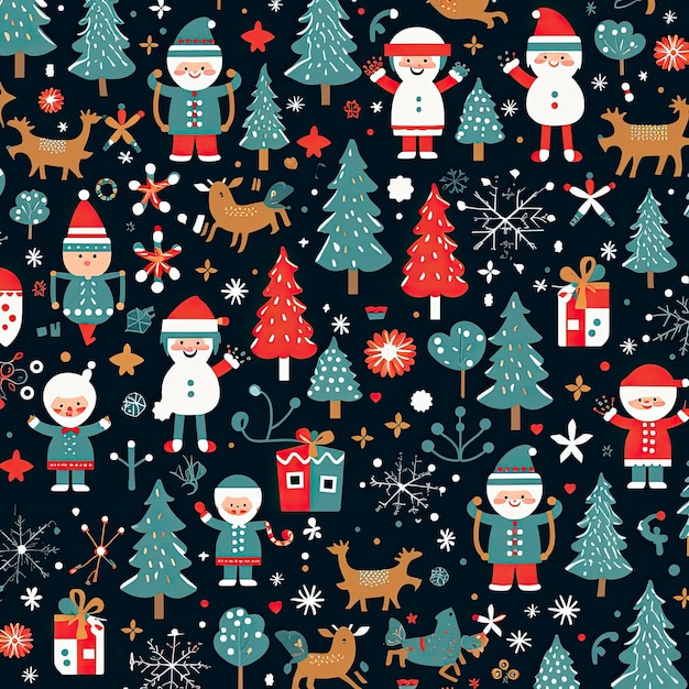 Weihnachtsmuster-Hintergrund