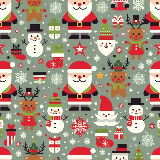 Weihnachtsmuster Neues weihnachtliches Musterdesign nahtloses weihnachtliches Musterdesign Musterdesign