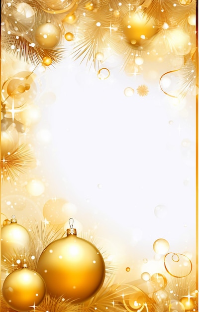 Weihnachtsrand um den Rand der Seite mit einem leeren Innenraum, der auf einem weißen Hintergrund isoliert ist