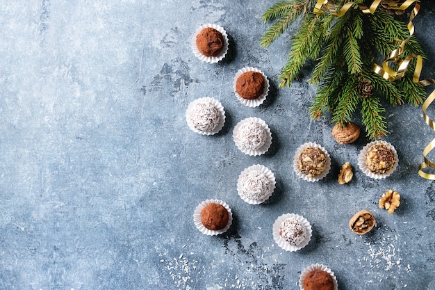 Weihnachtsschokoladentrüffel