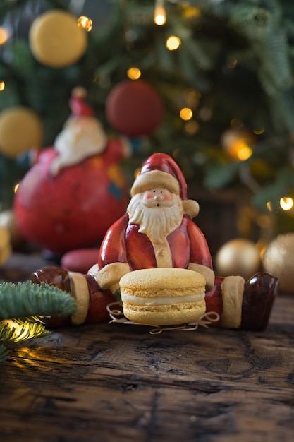 Weihnachtsspielzeug mit Macaron