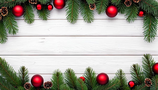 Weihnachtstannenbaum auf hölzernem Hintergrund