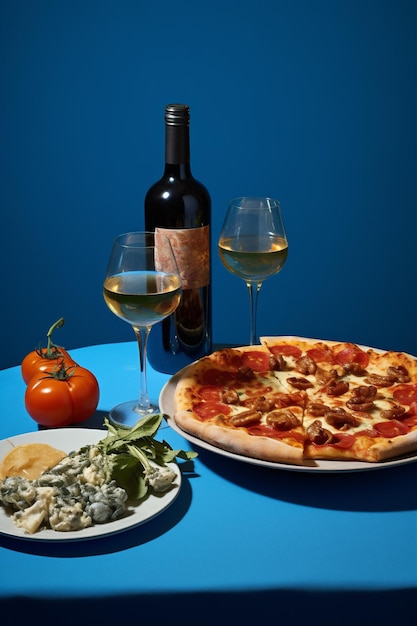 Wein, Essen, Trinken, Abendessen, Flasche, Käse, Glas, Liebe, Pizza, Alkohol, grün