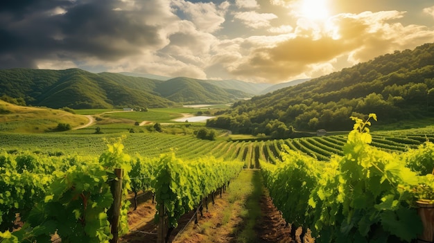 Wein Schönheit Umwelt grüne Landschaft