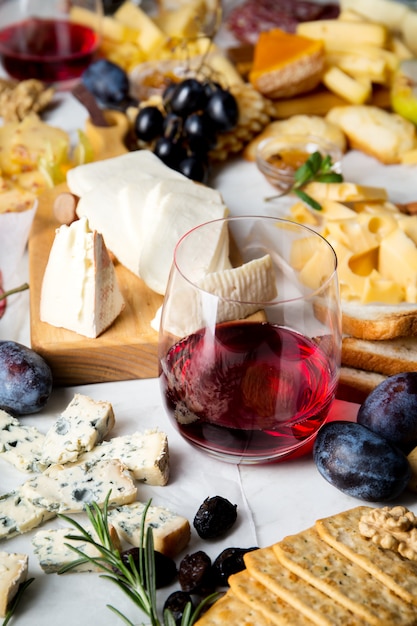 Wein und Käse