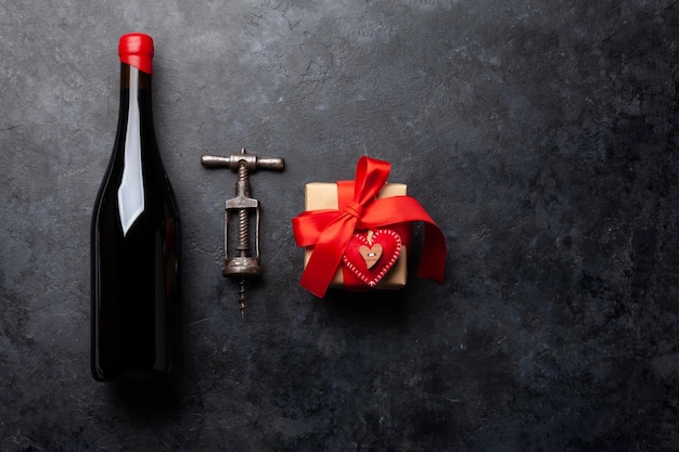 Weinflaschenkorkenzieher und Geschenkbox