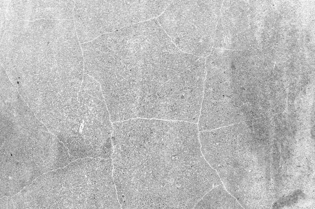 Weiß gestrichene alte rissige Zementputzwand mit Grunge-Textur für den Hintergrund