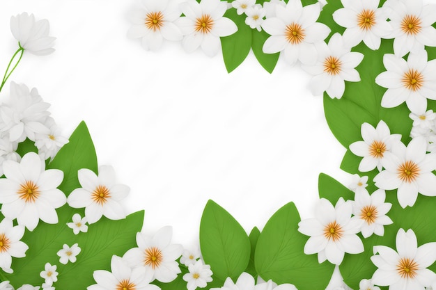 Weiße Blumen auf weißem Hintergrund