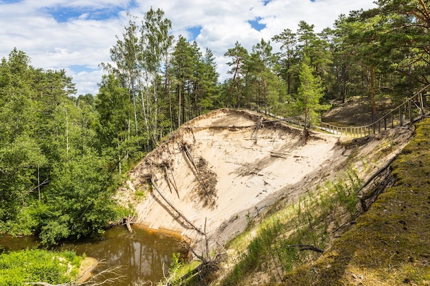 Weiße Düne oder Balta Kapa in der Nähe der Ostsee in Lettland