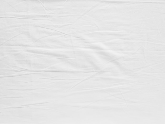 Weiße fabric Textur faltige Textur