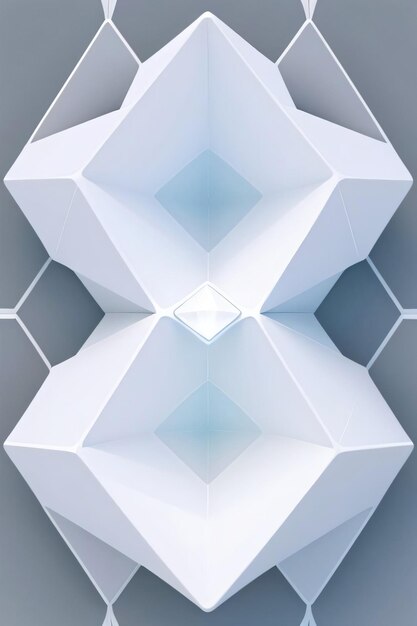 Weiße Geometrie Textur 3D Moderner Hintergrund
