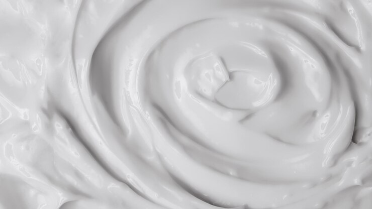 Weiße kosmetische Creme Textur Hintergrund Lotion Feuchtigkeitscreme Textur Creme Hintergrund