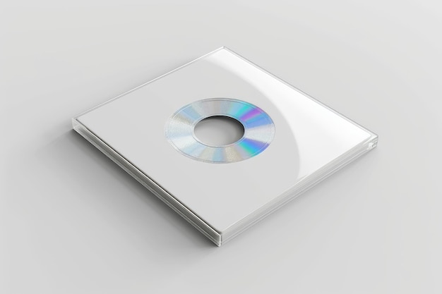 Weiße leere CD-Hülle mit deinem eigenen Design