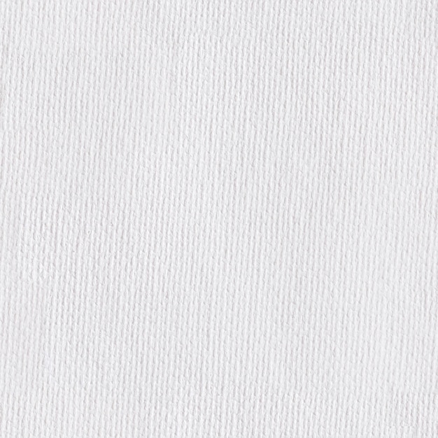 Weiße natürliche Leinwand Nahtlose quadratische Textur Fliese bereit