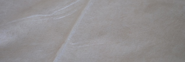 Weiße Papierserviette mit medizinischer Textur, Nahaufnahme