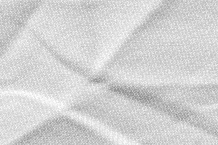 Foto weiße stoffgewebe-polyester-textur und textiler hintergrund