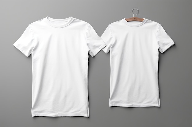 Weiße T-Shirt-Mockup-Sammlung