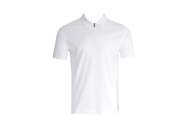 Weiße T-Shirts für Herren Mockup Design-VorlageMockup-Kopierbereich