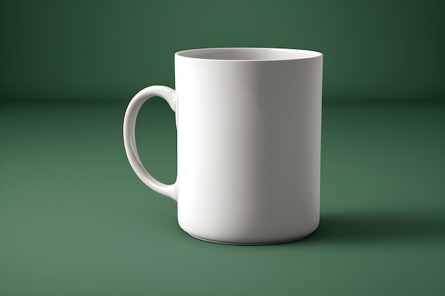 Weiße Tasse-Mockup-Vorlage