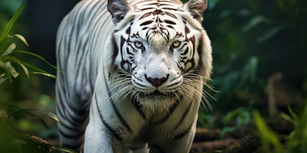 Weiße Tiger-Gelassenheit in freier Wildbahn