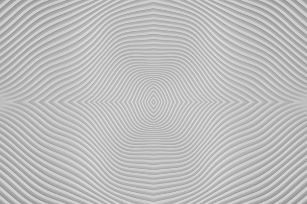 Weißer 3D-Tech-Kaleidoskop-Hintergrund