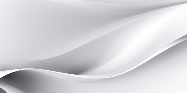 Weißer abstrakter wellenförmiger fließender Hintergrund