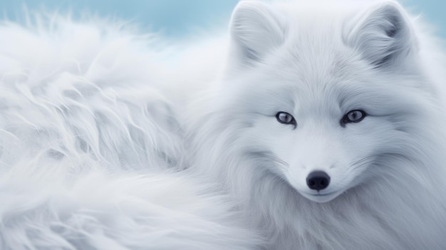 Weißer Arktis-Fuchs