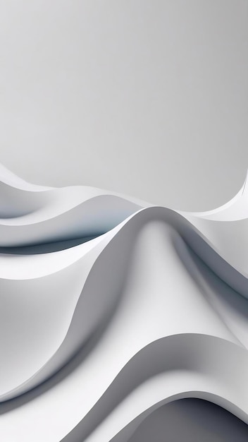 Weißer Hintergrund 3D-Rendering Wellenformen Hintergrundtextur saubere weiße Hintergrundbilder jpg