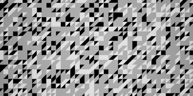 Weißer Hintergrund mit Dreiecksmuster Monotone Dreiecksmuster Hintergrund 3D-Darstellung