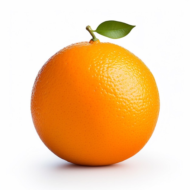 Weißer Hintergrund Orange