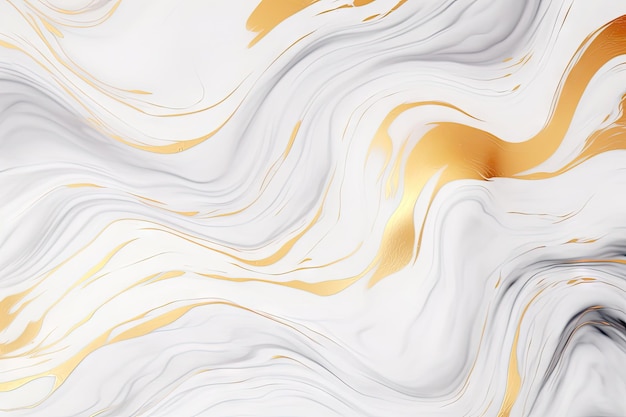 weißer Marmor-Gradient-Hintergrund mit goldenen Linien