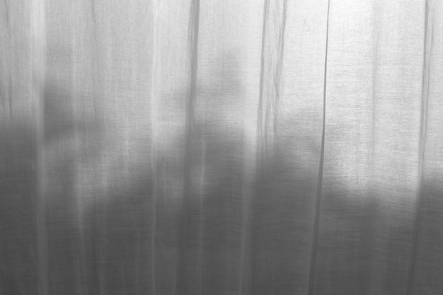 weißer Vorhang mit Schatten, Bild kann für Hintergrund verwendet werden