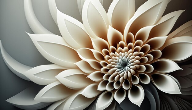 Weißes Blumenmuster-Hintergrunddesign Ai
