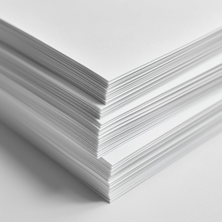 Foto weißes papier a4-papier stapel leeres papier