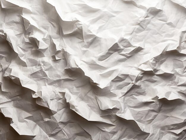 Weißes Papier Texturhintergrund Verkrümmtes weißes Papier abstrakte Form Hintergrund mit Leerraumpapier für
