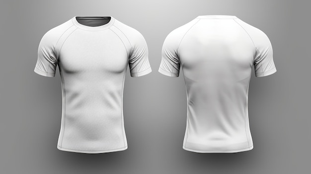 Weißes T-Shirt für Ihr Designmodell